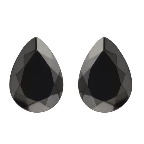 AAAA Shungite Pear 14x10 Faceted Cut, 6.75 ct image number 0