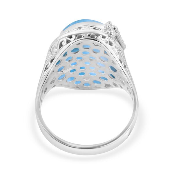 Royal Bali Kollektion- Larimar Ring - 14,23 ct. image number 4