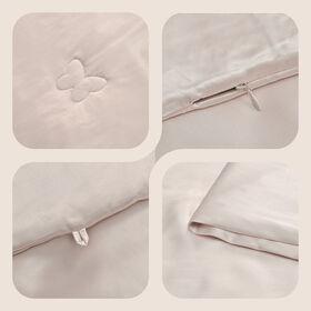 Serenity Night 100% Maulbeerseide Seidendecke mit 350gsm Seidenf&uuml;llung, 135x200cm, Taupe