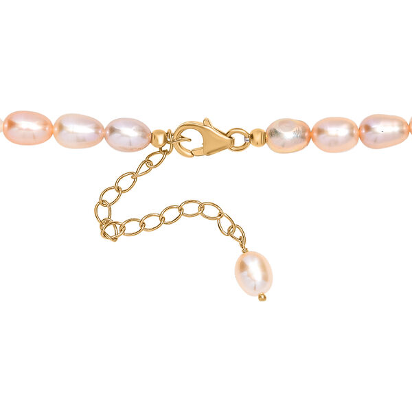 Mehrfarbige S&uuml;&szlig;wasser Perle Halskette, 45 cm image number 4