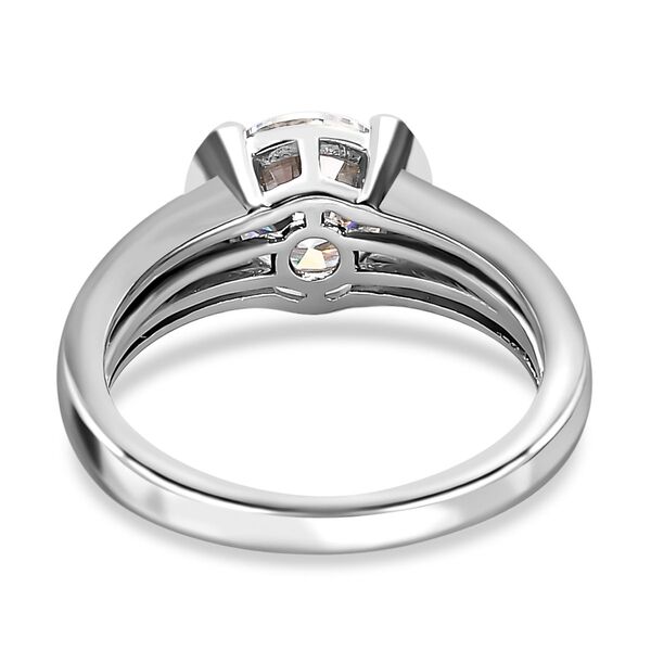 Moissanit Solit&auml;r Ring- 1,47 ct. image number 6