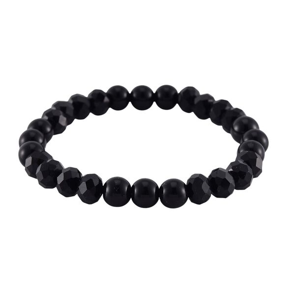 6er Set - J Francis gefertigt aus Harz: 5 Armb&auml;nder und Zebra-Muster Uhr, vergoldet image number 8