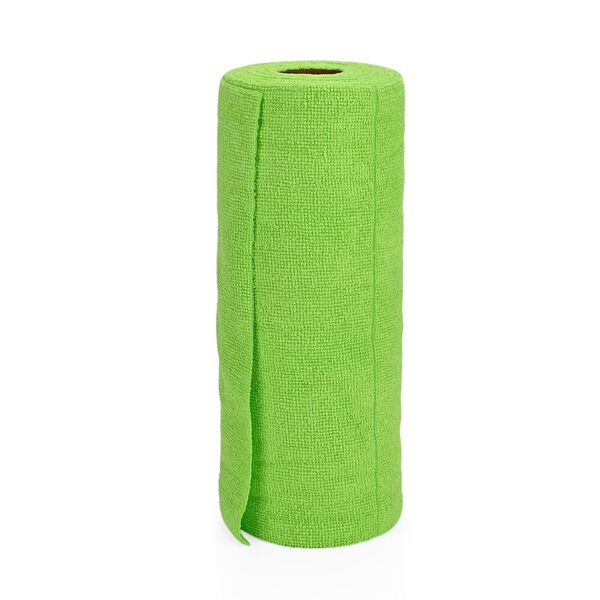 Wiederverwendbare Abrei&szlig;-Mikrofaser Reinigungstuchrolle, 30 T&uuml;cher/Rolle, gr&uuml;n image number 4