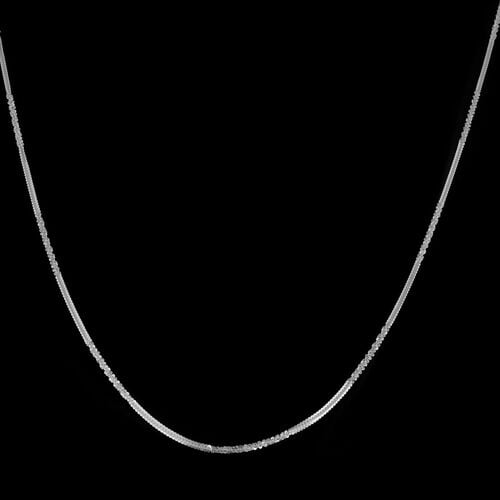 Alternative Margarita-Kette, ca. 50 cm, 925 Silber ca. 3,05g image number 0