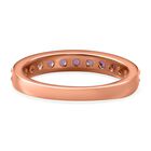 AA Rosa Saphir Ring, 925 Silber rosévergoldet, (Größe 21.00) ca. 0.94 ct image number 4