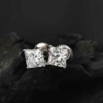 LUXURIANT VS-EF Labor Diamant Ohrringe in 950 Platin - 2,17 ct.