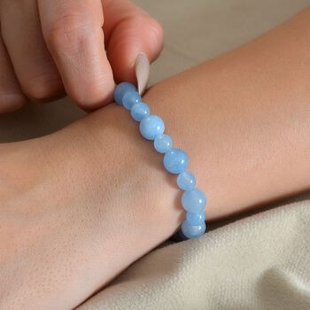 Aquamarin Armband, 19 cm - 80 ct.