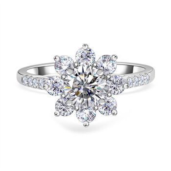 Moissanit Ring - 1,89 ct.