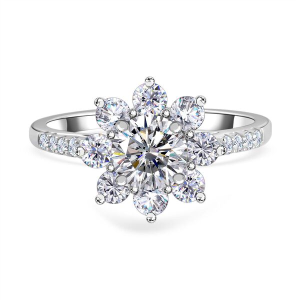 Moissanit Ring - 1,89 ct.