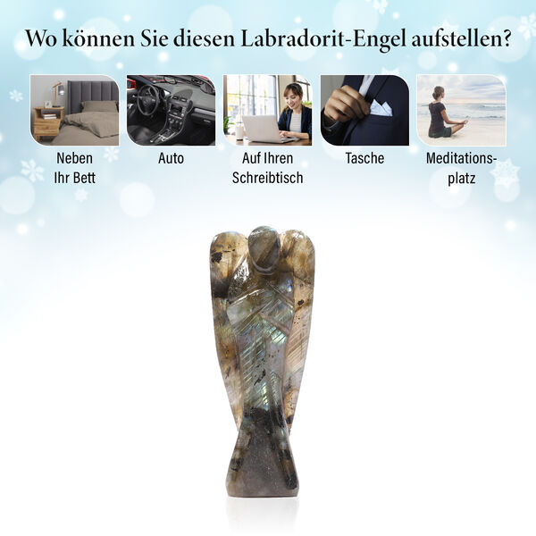 Handgefertigtes Labradorit-Geschenkset image number 4