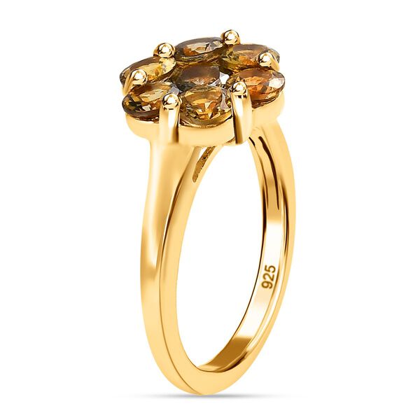 AA natürlicher, goldener Tansanit-Ring - 1,91 ct. image number 5