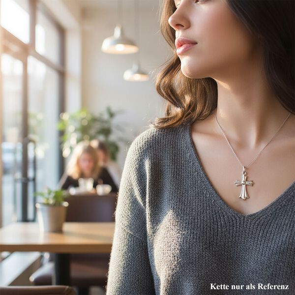 999 Platin Anh&auml;nger image number 1