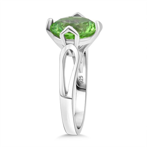 Lustro Stella gr&uuml;ner Zirkonia Solit&auml;r Ring image number 4