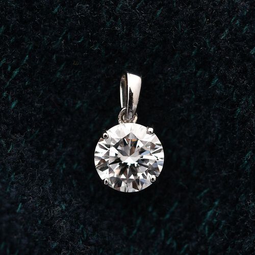 LUXURIANT DIAMOND- IGI zertifizierter VS-EF Labor Diamant Anhänger in 950 Platin - 1,50 ct. image number 4