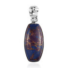Lila Mojave Türkis-Anhänger, 925 Silber ca. 8.14 ct