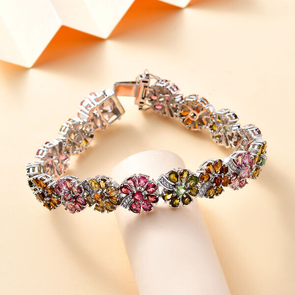 AA Multi-Turmalin und Zirkon Armband image number 8