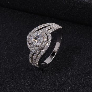 Moissanit Ring - 1,64 ct.