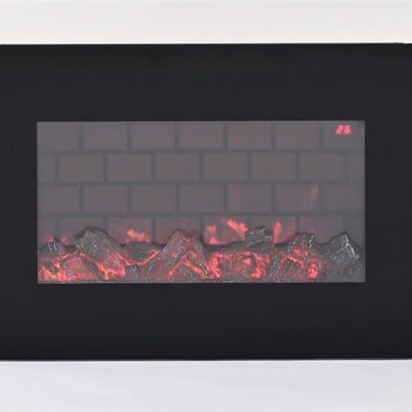 Elektrische Wandkamin-Heizl&uuml;fter mit realistischen 3D-Flammeneffekt,  66 x 10 x 44 cm image number 8