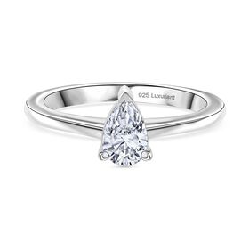 LUXURIANT VS-EF Labor Tropfen Diamant Ring - 0,52 ct.