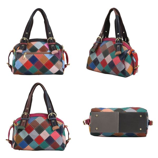 Chaos by Elsie Echtleder Patchwork Handtasche image number 5