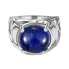 Lapislazuli Ring Messing (Größe 20.00) ca. 6,78 ct