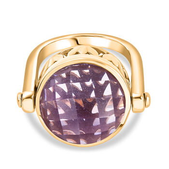 EVER TRUE Rose De France Amethyst Ring Nickelfreies Messing (Gr&ouml;&szlig;e 19.00) ca. 12,95 ct