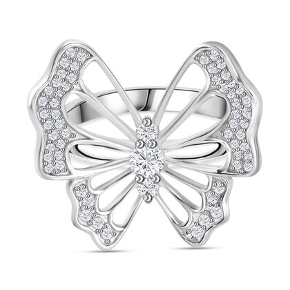 GP Trionfo Kollektion - Wei&szlig;er Diamant I4 Ring 925 Silber rhodiniert (Gr&ouml;&szlig;e 19.00) ca. 0.51 ct