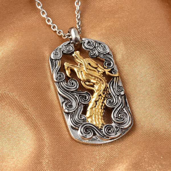 Anh&auml;nger mit Kette ca. 60 cm Edelstahl image number 2