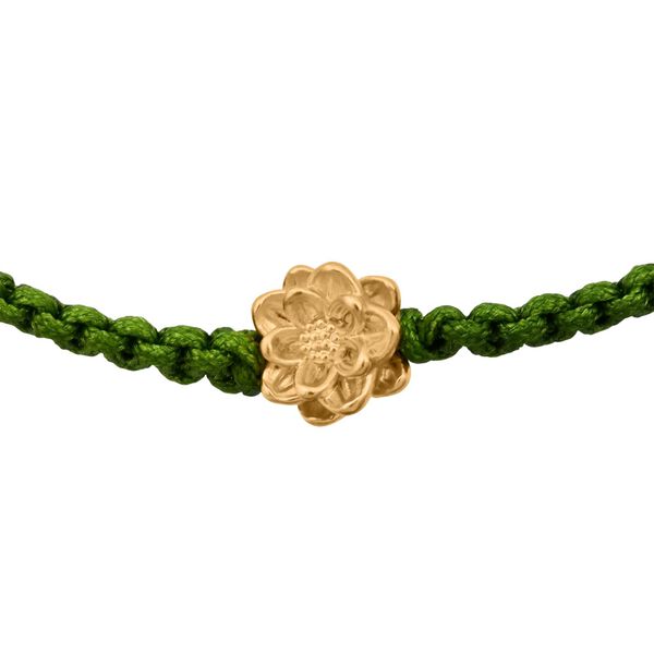 999 Gold Gänseblümchen Armband ca. Flexibles cm ca. image number 2