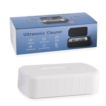 Ultraschallreinigungsger&auml;t f&uuml;r Brillen, 24W, 600ml, 24,5x12,2x7cm, wei&szlig;