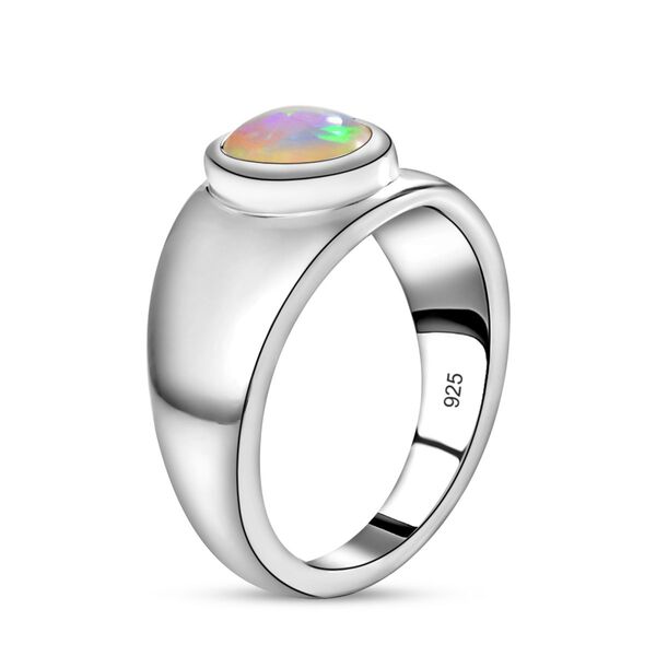 Nat&uuml;rlicher, &auml;thiopischer Welo Opal Ring, 925 Silber, ca. 0,73 ct image number 5
