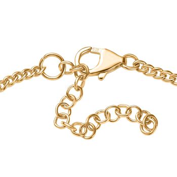 D'Joy AA blaues und wei&szlig;es Zirkon 19cm Armband - 1,23 ct.