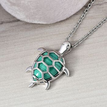 Malachit Schmuckset ca. 7.61 ct