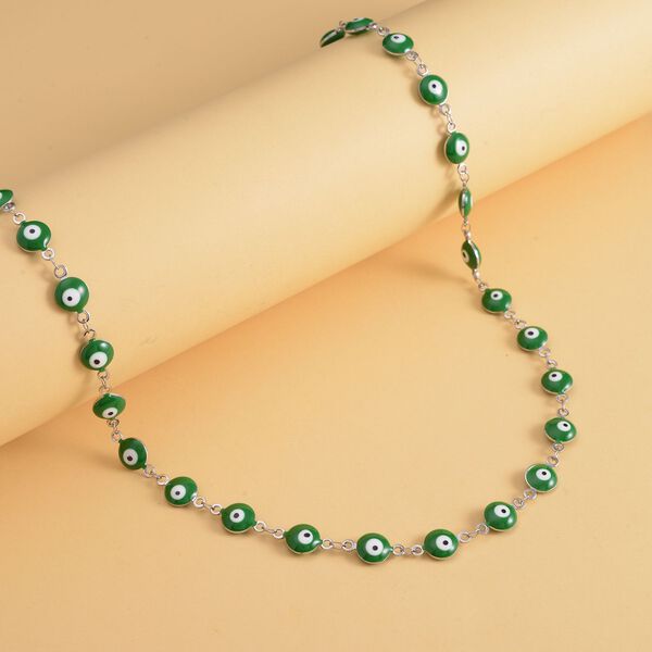 B&ouml;ses Auge Halskette, emailliert, 50cm image number 1