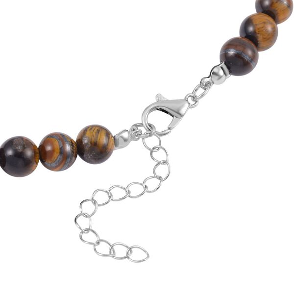 2er Set - Sonnensymbol Anh&auml;nger Set mit Mehrfarbigen und Tigerauge Edelsteinperlen Chakra Halskette und Armband image number 5