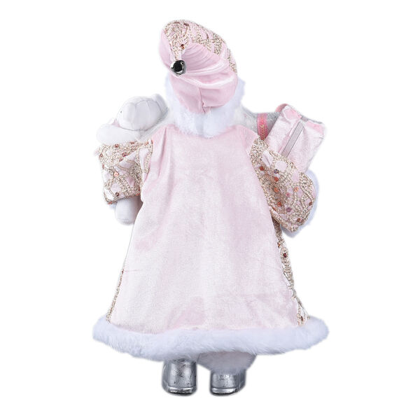 Weihnachtsmann, Christbaumspitze, Größe 45 cm, Rosa und Weiß  image number 3