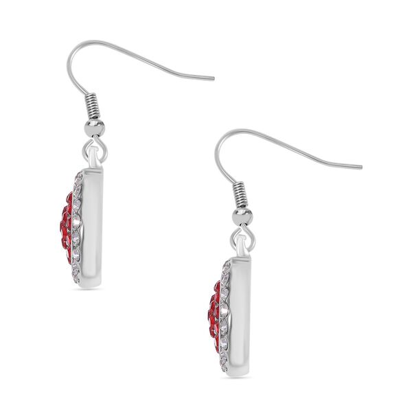 2er Set - Mehrfarbiger Kristall Armband und Ohrringe image number 6