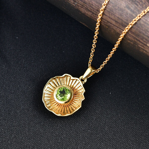 EverTrue Peridot Anh&auml;nger mit 50cm Kette - 0,75 ct. image number 1