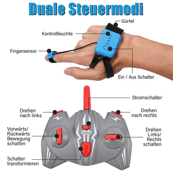 Mini-RC-Auto, Blau image number 5
