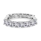 D'Joy Moissanit Ring 925 Silber rhodiniert (Größe 20.00) ca. 3,52 ct