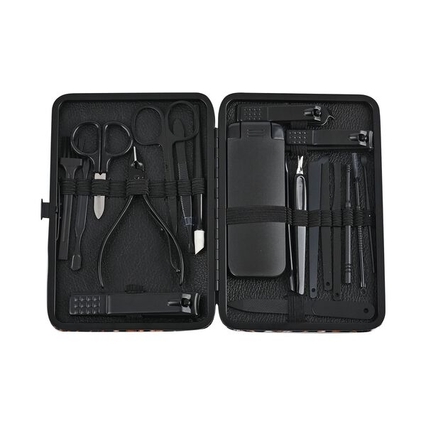 20-teiliges - Deluxe Manik&uuml;re-Komplettset, Nebelblau