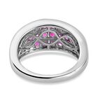 Premium thailändischer Rubin-Ring, 925 Silber platiniert  ca. 1,97 ct image number 5