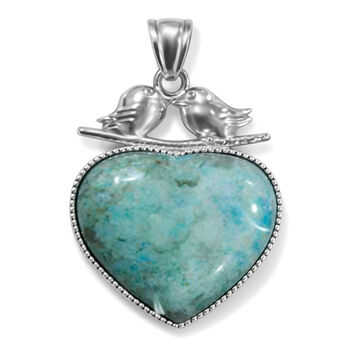 T&uuml;rkis-Jaspis Anh&auml;nger ca. 40,00 ct.