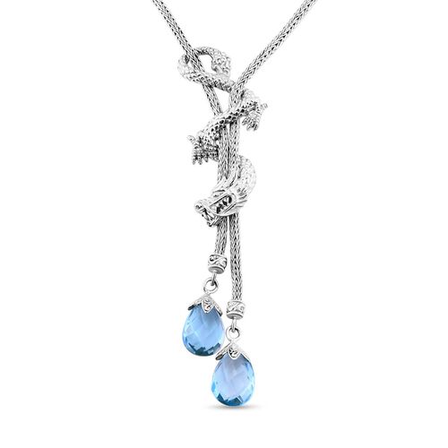 Royal Bali Kollektion- Blau Topas Halskette - 16,38 ct. image number 0