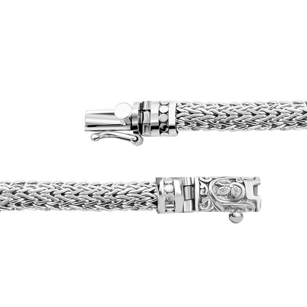 Royal Bali Kollektion – Tulang Naga Armband in Silber image number 6