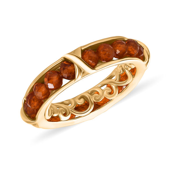 EverTrue Hessonit Granat Ring - 10,92 ct. image number 4
