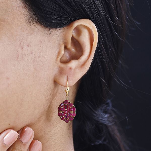 Afrikanische Rubin-Ohrringe - 8,40 ct. image number 3