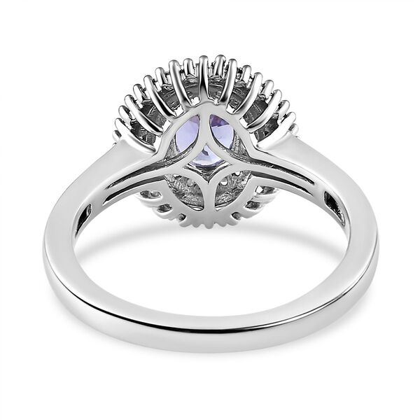 AA Tansanit und Diamant-Ring - 1,02 ct. image number 6