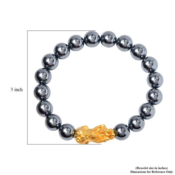 Flexibles Terahertz Armband mit Pixiu-Motiv - 109 ct. image number 6