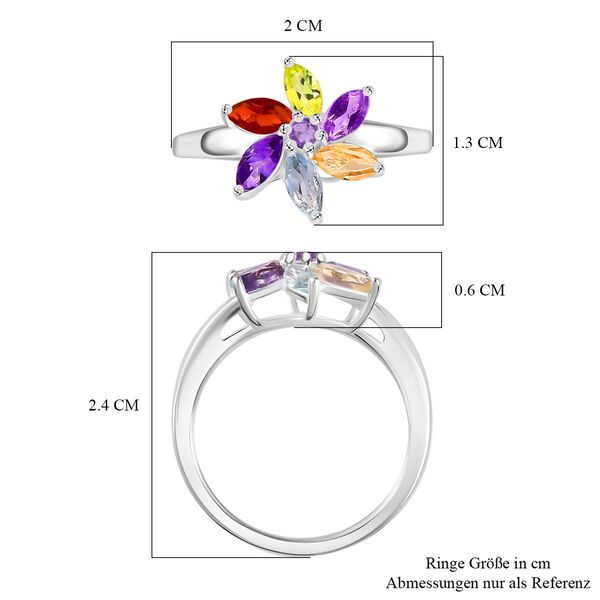 Multi-Edelstein Ring - 0,99 ct. image number 7